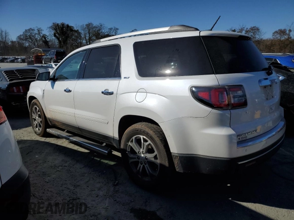 2016 GMC Acadia SLT with VIN 1GKKRSKD6GJ148754, listed as a Copart auction lot 83745304 with 100,311 mi miles and Salvage Title. Bid and sale history available at carsss.com. Image 2.