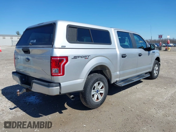 2016 Ford F-150 XLT with VIN 1FTEW1EPXGFC66567, listed as a IAAI auction lot 41801117 with 147,600 mi miles. Bid and sale history available at carsss.com. Image 4.