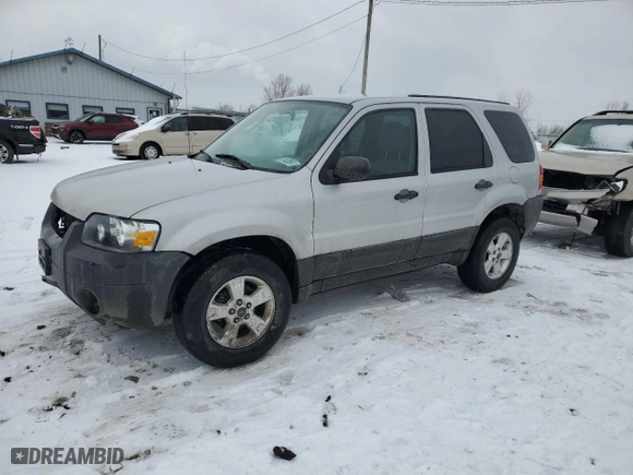2007 Ford Escape XLT with VIN 1FMYU03107KB33508, listed as a Copart auction lot 44764355 with 153,403 mi miles and Salvage Title. Bid and sale history available at carsss.com. Image 1.