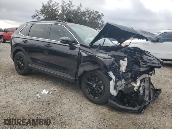 2024 Honda CR-V Sport with VIN 7FARS5H57RE008601, listed as a Copart auction lot 86955664 with Not Provided miles and Salvage Title. Bid and sale history available at DreamBid. Image 4.