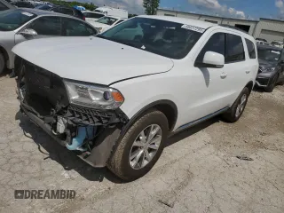 2015 Dodge Durango Limited with VIN 1C4RDJDGXFC170110, listed as a Copart auction lot 58037295 with 154,099 mi miles and Salvage title. Bid and sale history available at DreamBid. Image 1.