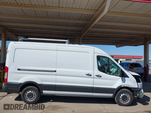 2023 Ford Transit Cargo with VIN 1FTBR1C80PKA15201, listed as a IAAI auction lot 41842600 with 19,052 mi miles. Bid and sale history available at carsss.com. Image 13.