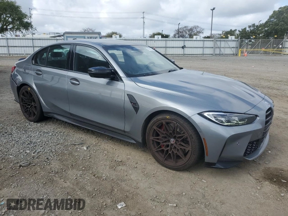 2022 BMW M3 Competition xDrive z VIN WBS43AY02NFN09815, wystawiony jako Copart lot #51021705 z przebiegiem 31 123 mil mil oraz Szkoda całkowita • Salvage title. Historia ofert i sprzedaży dostępna na DreamBid. Obrazek 4.