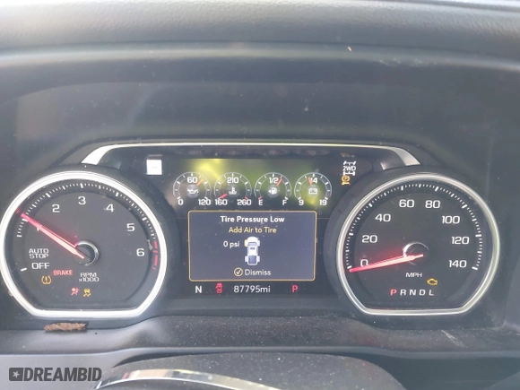 2019 Chevrolet Silverado 1500 LTZ with VIN 3GCUYGED2KG238980, listed as a IAAI auction lot 41426657 with 87,795 mi miles. Bid and sale history available at carsss.com. Image 7.