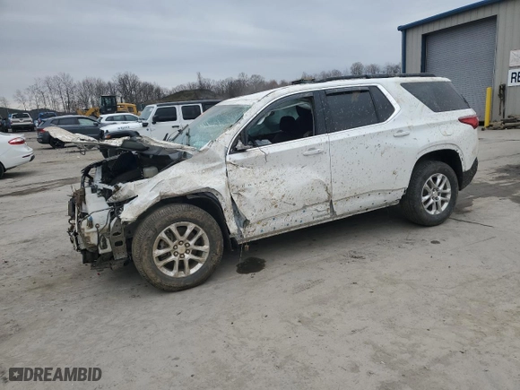 2021 Chevrolet Traverse LT Cloth with VIN 1GNEVGKW9MJ226899, listed as a Copart auction lot 50869765 with 0 mi miles and Salvage Title. Bid and sale history available at carsss.com. Image 1.