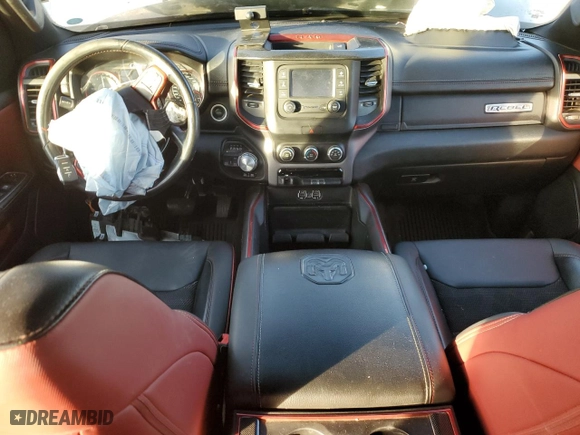 2019 Ram 1500 Rebel with VIN 1C6SRFET2KN885013, listed as a Copart auction lot 85568184 with 76,235 mi miles and Salvage Title. Bid and sale history available at carsss.com. Image 8.