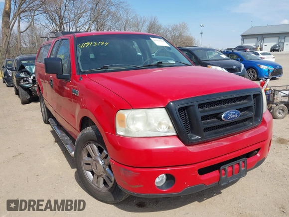 2007 Ford F-150 STX with VIN 1FTRX12W57FB47934, listed as a IAAI auction lot 41913194 with 159,778 mi miles and . Bid and sale history available at DreamBid. Image 1.