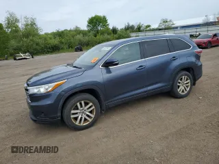 2016 Toyota Highlander LE z VIN 5TDBKRFH0GS263729, wystawiony jako Copart lot #58223995 z przebiegiem 201 005 mil mil oraz Szkoda całkowita • Salvage title. Historia ofert i sprzedaży dostępna na DreamBid. Obrazek 1.