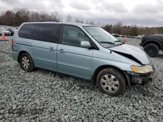 2003 Honda Odyssey EX-L with VIN 5FNRL18913B134321, listed as a Copart auction lot 44525465 with 254,666 mi miles and Salvage Title. Bid and sale history available at DreamBid. Image 4.
