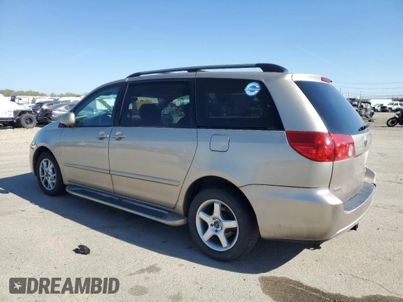 2006 Toyota Sienna XLE z VIN 5TDBA22C56S068681, wystawiony jako Copart lot #52547885 z przebiegiem 202 390 mil mil oraz Szkoda całkowita • Salvage title. Historia ofert i sprzedaży dostępna na DreamBid. Obrazek 2.