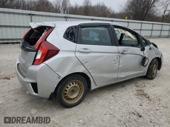 2015 Honda Fit LX with VIN 3HGGK5G52FM740860, listed as a Copart auction lot 44438335 with Not Provided miles and Salvage Title. Bid and sale history available at carsss.com. Image 3.