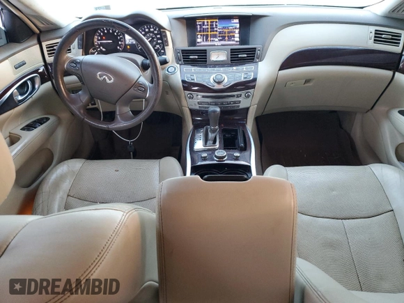 2012 Infiniti M37 with VIN JN1BY1AR1CM395522, listed as a Copart auction lot 76768224 with 163,422 mi miles and Salvage Title. Bid and sale history available at carsss.com. Image 8.