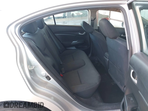 2015 Honda Civic Sedan SE with VIN 19XFB2F70FE098628, listed as a IAAI auction lot 41722712 with 92,493 mi miles. Bid and sale history available at carsss.com. Image 8.