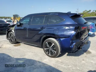 2022 Toyota Highlander XSE with VIN 5TDLZRAH5NS133434, listed as a Copart auction lot 53945075 with 47,634 mi miles and Salvage title. Bid and sale history available at DreamBid. Image 2.