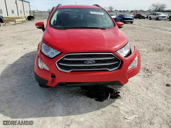 2021 Ford EcoSport SE with VIN MAJ3S2GE9MC448218, listed as a Copart auction lot 47245615 with 24,301 mi miles and Salvage Title. Bid and sale history available at carsss.com. Image 12.