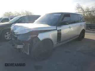2017 Land Rover Range Rover z VIN SALGS5FEXHA345897, wystawiony jako Copart lot #51103205 z przebiegiem 74 520 mil mil oraz Szkoda całkowita • Salvage title. Historia ofert i sprzedaży dostępna na DreamBid. Obrazek 1.