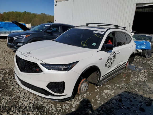 2022 Acura MDX Type S w/Advance Package with VIN 5J8YD8H81NL003058, listed as a Copart auction lot 51652394 with 0 mi miles. Bid and sale history available at carsss.com. Image 1.