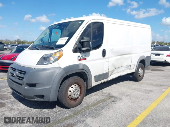 2017 Ram ProMaster Cargo with VIN 3C6TRVAG7HE546221, listed as a IAAI auction lot 41537359 with 160,124 mi miles and . Bid and sale history available at DreamBid. Image 2.