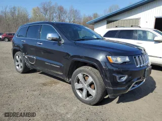 2014 Jeep Grand Cherokee Overland with VIN 1C4RJFCT8EC441619, listed as a Copart auction lot 53292505 with 139,267 mi miles and Clean Title. Bid and sale history available at carsss.com. Image 4.