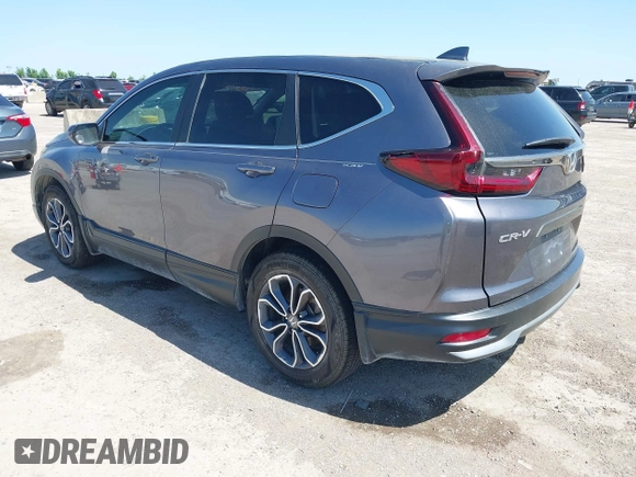 2020 Honda CR-V EX with VIN 7FARW1H53LE008521, listed as a IAAI auction lot 42019230 with 122,025 mi miles and . Bid and sale history available at DreamBid. Image 3.