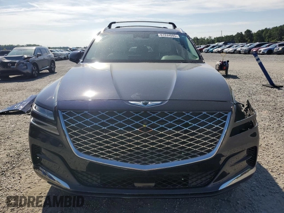 2024 Genesis GV80 with VIN KMUHBDSB2RU200772, listed as a Copart auction lot 61244085 with 22,296 mi miles and Salvage title. Bid and sale history available at DreamBid. Image 5.