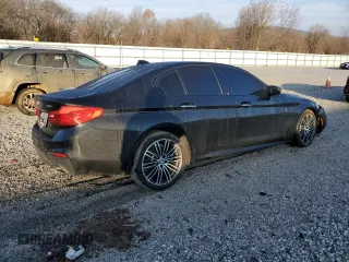 2018 BMW 5 Series 530i with VIN WBAJA5C59JG900021, listed as a Copart auction lot 43466695 with Not Provided miles and Salvage Title. Bid and sale history available at carsss.com. Image 3.