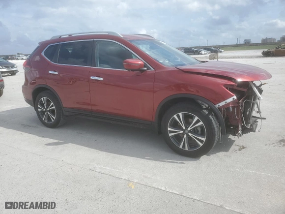 2020 Nissan Rogue SL with VIN 5N1AT2MT3LC814542, listed as a Copart auction lot 45298605 with 117,403 mi miles and Salvage Title. Bid and sale history available at carsss.com. Image 4.