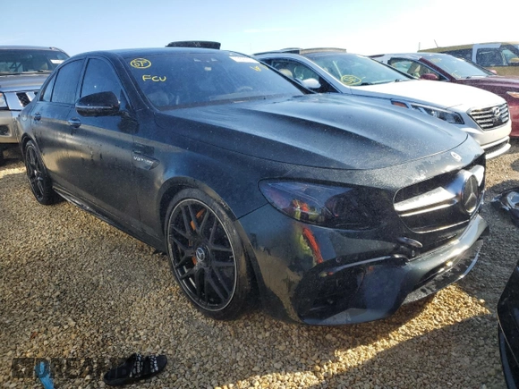 2018 Mercedes-Benz E-Class AMG E 63 S with VIN WDDZF8KB2JA229168, listed as a Copart auction lot 73522994 with 59,988 mi miles and Non Repairable. Bid and sale history available at carsss.com. Image 4.