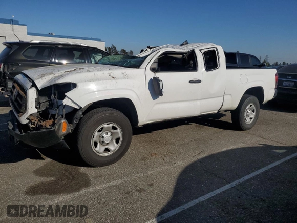 2020 Toyota Tacoma SR with VIN 5TFRX5GN5LX182839, listed as a Copart auction lot 50321015 with 53,929 mi miles and Salvage Title. Bid and sale history available at DreamBid. Image 1.