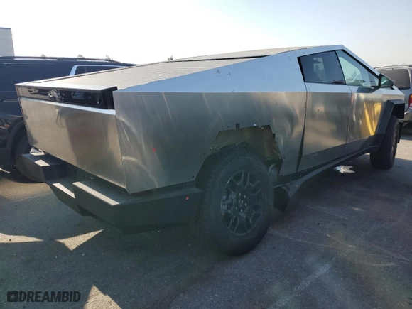2024 Tesla Cybertruck with VIN 7G2CEHED3RA006960, listed as a Copart auction lot 62443524 with 683 miles and Salvage Title. Bid and sale history available at carsss.com. Image 3.