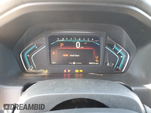 2020 Honda Odyssey Touring with VIN 5FNRL6H84LB012640, listed as a Copart auction lot 80430814 with 58,313 mi miles and Salvage Title. Bid and sale history available at DreamBid. Image 9.