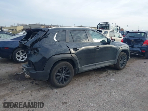 2023 Mazda CX-50 2.5 S Preferred Plus Package with VIN 7MMVABCM5PN134173, listed as a IAAI auction lot 40675863 with 25,514 mi miles. Bid and sale history available at carsss.com. Image 4.