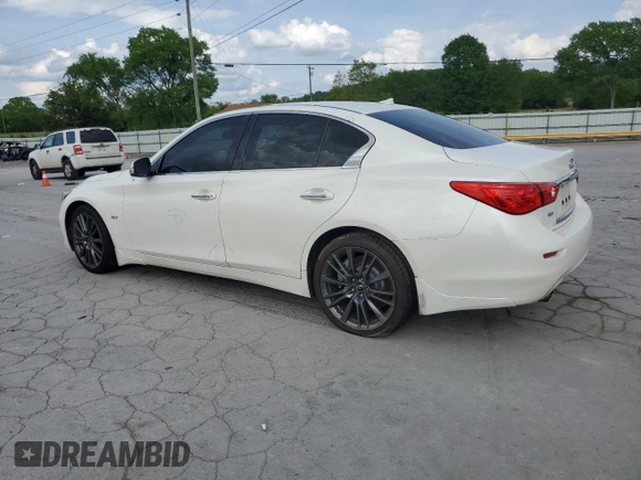 2017 Infiniti Q50 Signature Edition z VIN JN1EV7AR4HM837337, wystawiony jako Copart lot #54302425 z przebiegiem 140 604 mil mil oraz Szkoda całkowita • Salvage title. Historia ofert i sprzedaży dostępna na DreamBid. Obrazek 2.