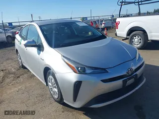 2022 Toyota Prius L Eco with VIN JTDKAMFU6N3174961, listed as a IAAI auction lot 41669806 with 64,255 mi miles. Bid and sale history available at carsss.com. Image 1.