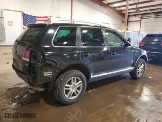 2008 Volkswagen Touareg 2 V6 with VIN WVGBE77L98D047403, listed as a Copart auction lot 43111075 with 119,407 mi miles and Salvage Title. Bid and sale history available at carsss.com. Image 3.