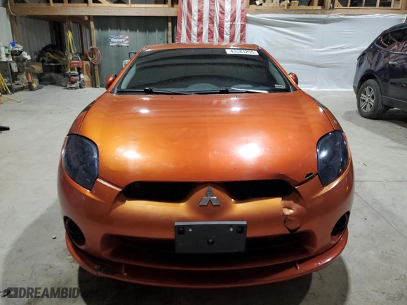 2008 Mitsubishi Eclipse GS with VIN 4A3AK64F08E024181, listed as a Copart auction lot 43581255 with 126,233 mi miles and Salvage Title. Bid and sale history available at carsss.com. Image 5.