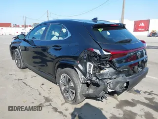 2024 Lexus UX with VIN JTHX6JBH7R2162231, listed as a IAAI auction lot 41665179 with 21,913 mi miles. Bid and sale history available at carsss.com. Image 3.