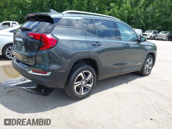 2020 GMC Terrain SLT z VIN 3GKALVEV2LL118589, wystawiony jako IAAI lot #42235449 z przebiegiem 83 573 mil mil oraz . Historia ofert i sprzedaży dostępna na DreamBid. Obrazek 4.
