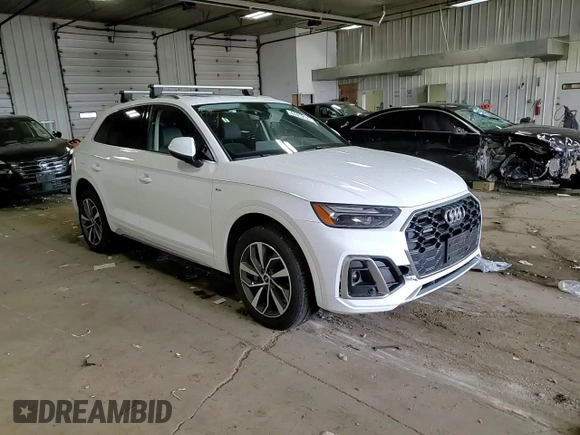 2023 Audi Q5 S line Premium Plus с VIN WA1EAAFY7P2125155, выставлен на аукционе Copart как лот 61812125 с пробегом 52 587 миль миль и Списание • Salvage title. История ставок и продаж доступна на DreamBid. Изображение 14.