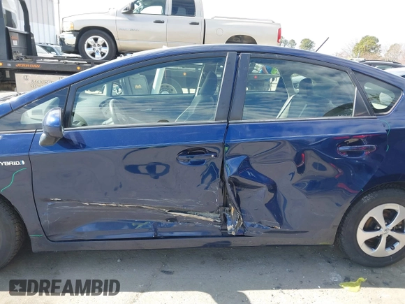 2013 Toyota Prius One with VIN JTDKN3DU9D0344912, listed as a IAAI auction lot 41623973 with 144,660 mi miles and . Bid and sale history available at DreamBid. Image 14.