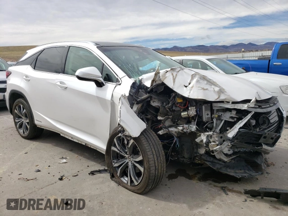 2019 Lexus RX with VIN 2T2BGMCA5KC042989, listed as a Copart auction lot 50247715 with 0 mi miles and Salvage Title. Bid and sale history available at carsss.com. Image 4.