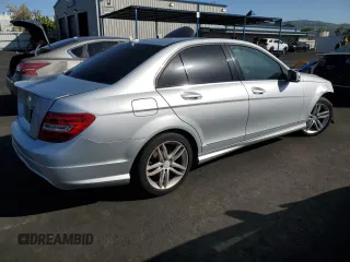 2014 Mercedes-Benz C C 250 Sport with VIN WDDGF4HB4ER314592, listed as a Copart auction lot 51862905 with 127,908 mi miles and Salvage Title. Bid and sale history available at carsss.com. Image 3.