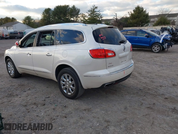 2015 Buick Enclave Leather with VIN 5GAKRBKD4FJ274350, listed as a IAAI auction lot 40986198 with 119,707 mi miles and . Bid and sale history available at DreamBid. Image 3.