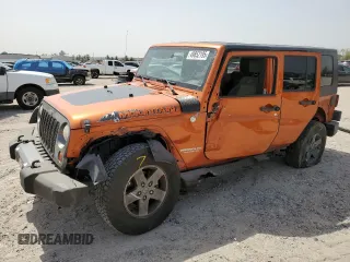 2010 Jeep Wrangler Unlimited Sport with VIN 1J4BA3H10AL223539, listed as a Copart auction lot 49852195 with 108,157 mi miles and Salvage Title. Bid and sale history available at carsss.com. Image 1.