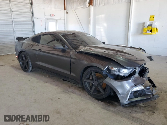 2015 Ford Mustang GT with VIN 1FA6P8CF3F5432913, listed as a Copart auction lot 50127575 with 151,637 mi miles and Salvage Title. Bid and sale history available at DreamBid. Image 4.