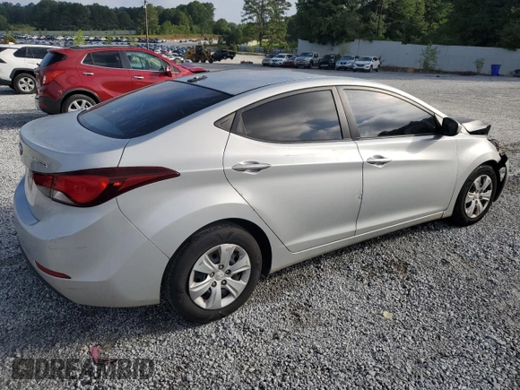 2016 Hyundai Elantra SE с VIN 5NPDH4AE1GH715488, выставлен на аукционе Copart как лот 57418725 с пробегом 145 110 миль миль и Списание • Salvage title. История ставок и продаж доступна на DreamBid. Изображение 3.