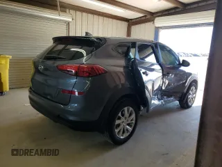 2021 Hyundai Tucson SE with VIN KM8J23A46MU301397, listed as a Copart auction lot 45848855 with 56,918 mi miles and Salvage Title. Bid and sale history available at carsss.com. Image 3.