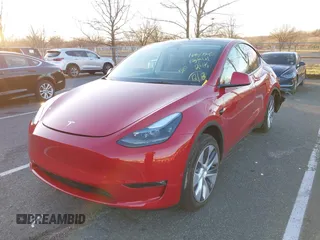 2023 Tesla Model Y Long Range with VIN 7SAYGDEE1PF860207, listed as a IAAI auction lot 41101287 with 24,320 mi miles. Bid and sale history available at carsss.com. Image 17.