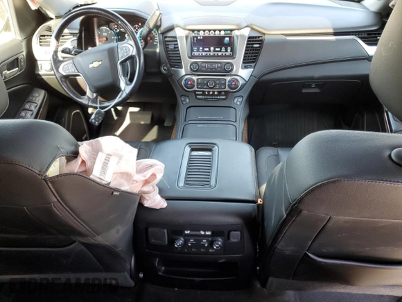 2019 Chevrolet Tahoe Premier with VIN 1GNSKCKJ4KR406220, listed as a Copart auction lot 50491344 with 37,254 mi miles and Salvage title. Bid and sale history available at DreamBid. Image 8.
