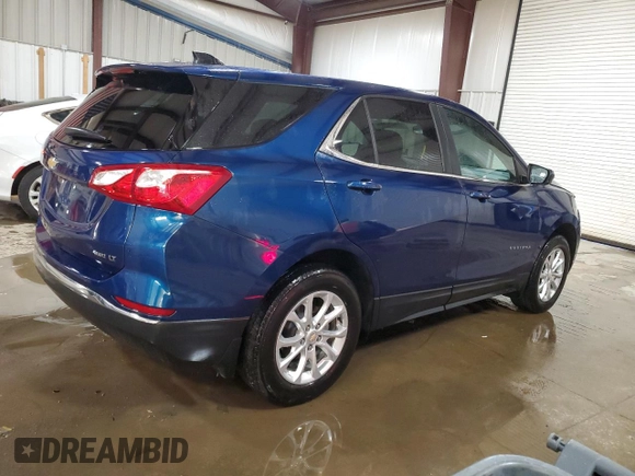 2021 Chevrolet Equinox LT with VIN 3GNAXUEV3ML383136, listed as a Copart auction lot 48557975 with 15,395 mi miles and Salvage Title. Bid and sale history available at DreamBid. Image 3.